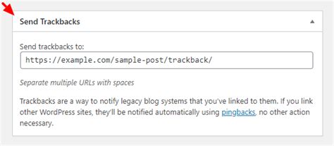 How To Create A Trackback URL .